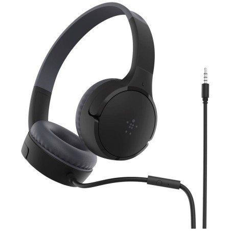Belkin SoundForm Mini Wired Headphones - Black | Premium Sound Quality & Comfort